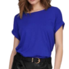 Belleame Most Trending Solid Nevyblue Western Wear Top